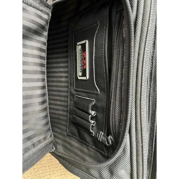 Vintage TUMI Brief Backpack Black Ballistic Nylon Rusksack Travel Work School - Picture 7 of 11